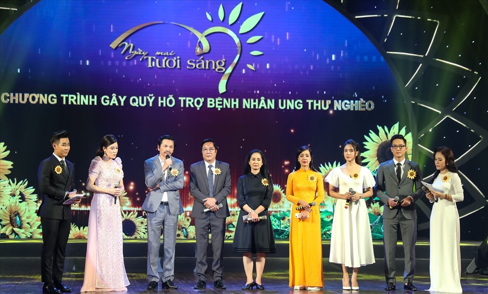 Các nghệ sĩ làm đại sứ cho chương trình. Ảnh: Minh Khánh/Toquoc.vn