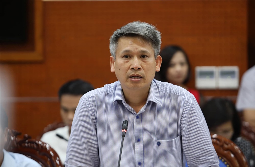 Đại diện Sở Tài nguyên và Môi trường Hòa Bình. Ảnh: Tô Thế