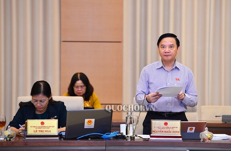 Chủ nhiệm Ủy ban Pháp luật Nguyễn Khắc Định. Ảnh Quochoi.vn