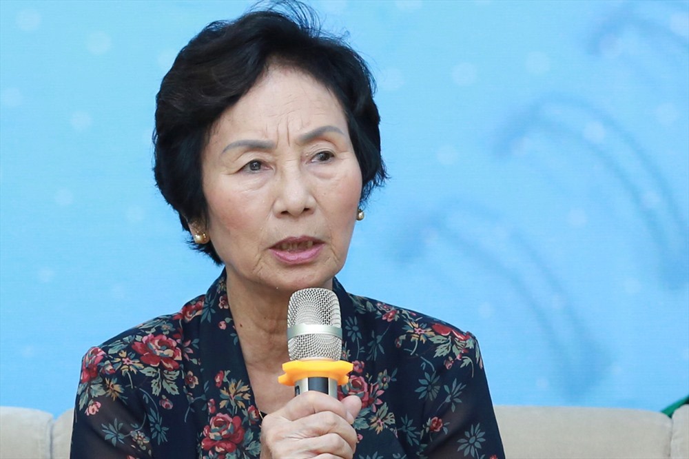 PGS.TS Bùi Thị An - Chủ tịch Hội hóa học Hà Nội, nguyên ĐBQH, nguyên Viện trưởng Viện tài nguyên, môi trường và phát triển cộng đồng. Ảnh: P.V