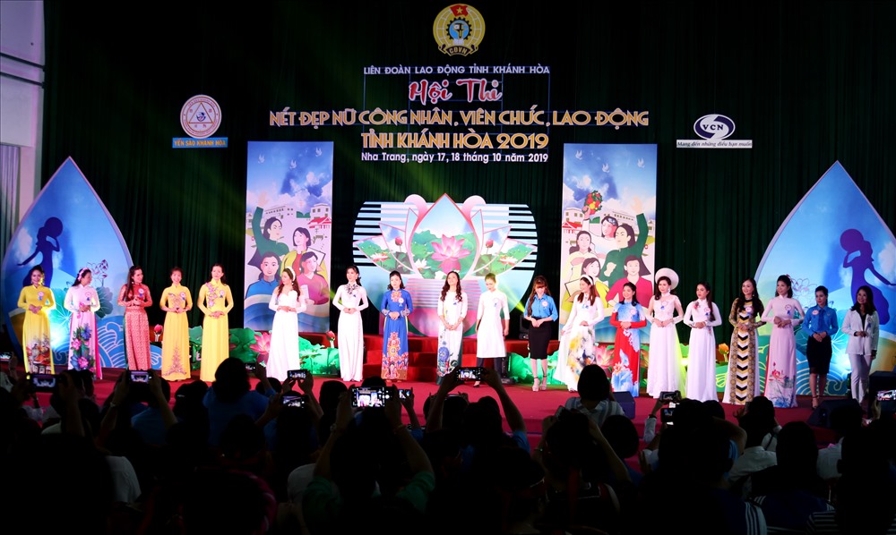 19 nữ thí sinh tham gia đến nhiều lĩnh vực ngành nghề cùng tranh tài.Ảnh: P.L