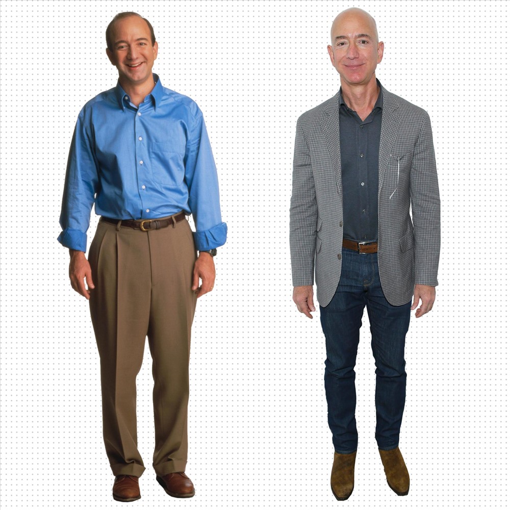 Jeff Bezos thành lập Amazon tháng 7 năm 1994, công ty mà ông chiếm số cổ phần lớn hiện nay. Cha mẹ của Bezos lúc đó đã bị sốc khi ông sẽ từ bỏ một công việc ổn định ở phố Wall để bán sách qua Internet. Ảnh: Forbes