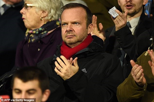 Phó Chủ tịch Ed Woodward đang nhận nhiều sức ép. Ảnh: Getty.