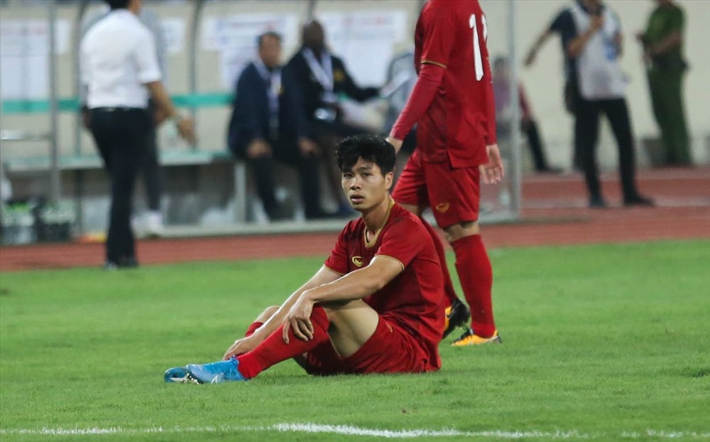 Công Phượng không để lại nhiều dấu ấn trong đợt tập trung cùng ĐT Việt Nam vừa qua. Ảnh: Hoài Thu