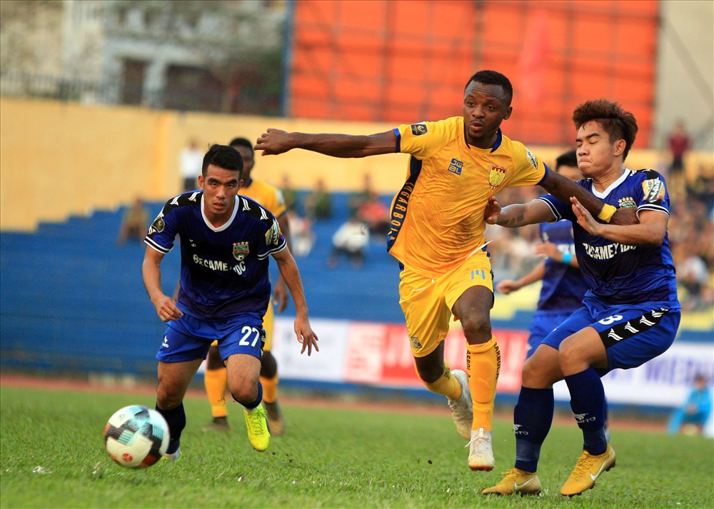 Thanh Hóa sẽ chơi trận play-off với Phố Hiến để trụ lại V.League 2020. Ảnh: VPF
