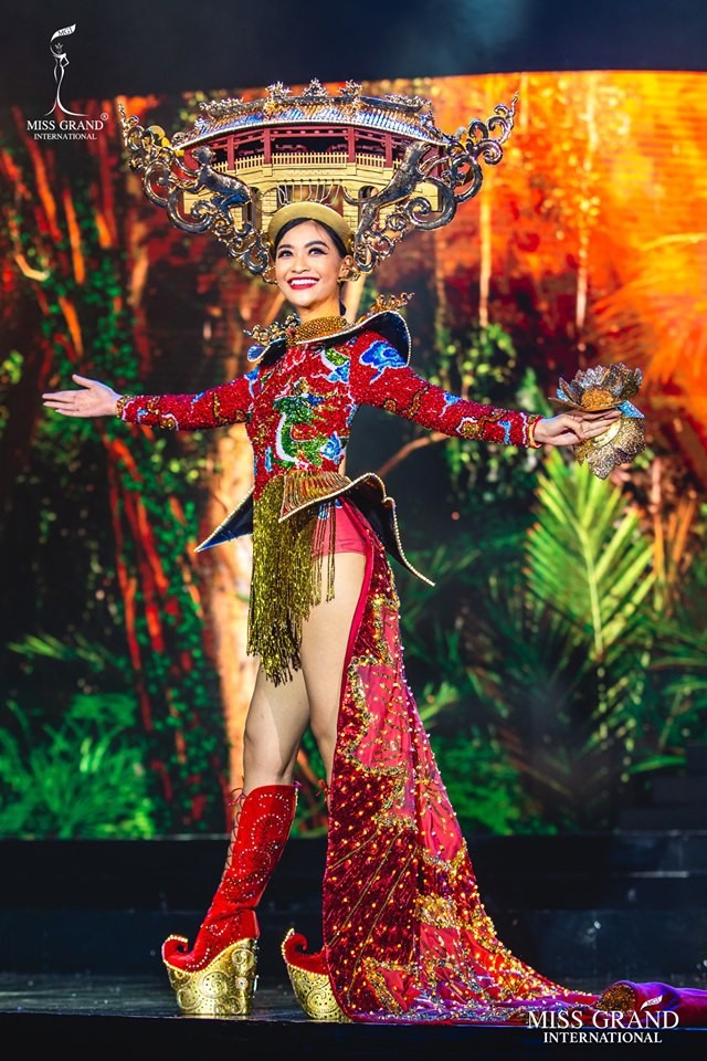 Á hậu Kiều Loan gây được nhiều ấn tượng tại Miss Grand International 2019. Ảnh: MG.