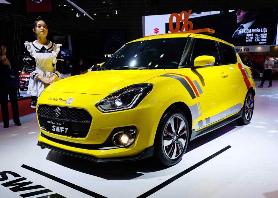 Swift tại VMS phong cách theo mẫu Swift Sport tại thị trường Nhật