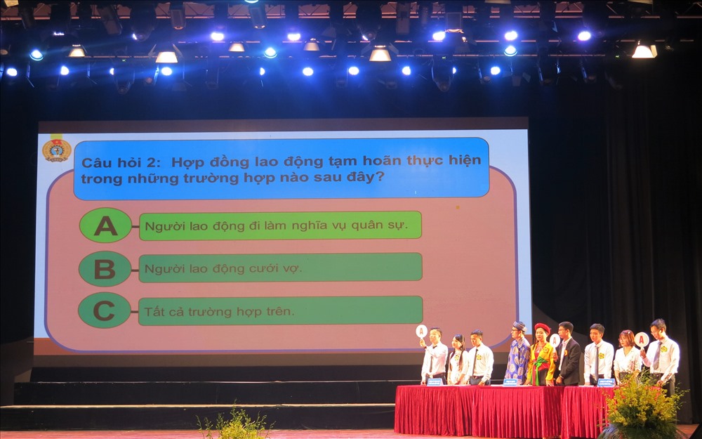 Một phần thi tại Chung kết hội thi.