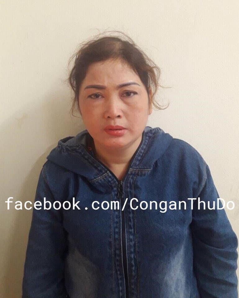 Đối tượng Nguyễn Thị Liên gây ra vụ trộm cắp tài sản trong trường học. Ảnh: Công an TP. Hà Nội.