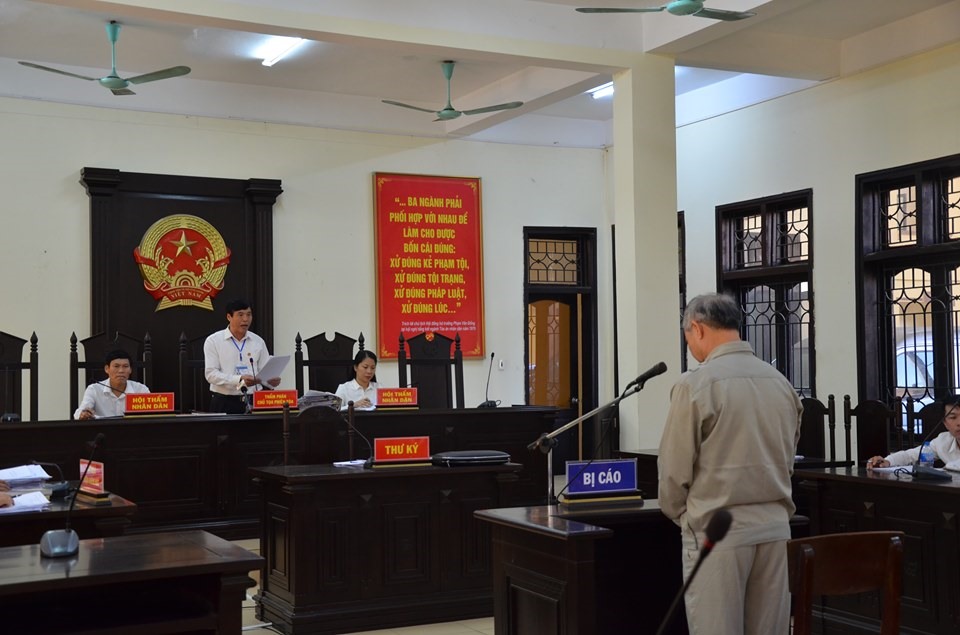 Bị cáo Đinh Bằng My tại tòa. Ảnh: C.N