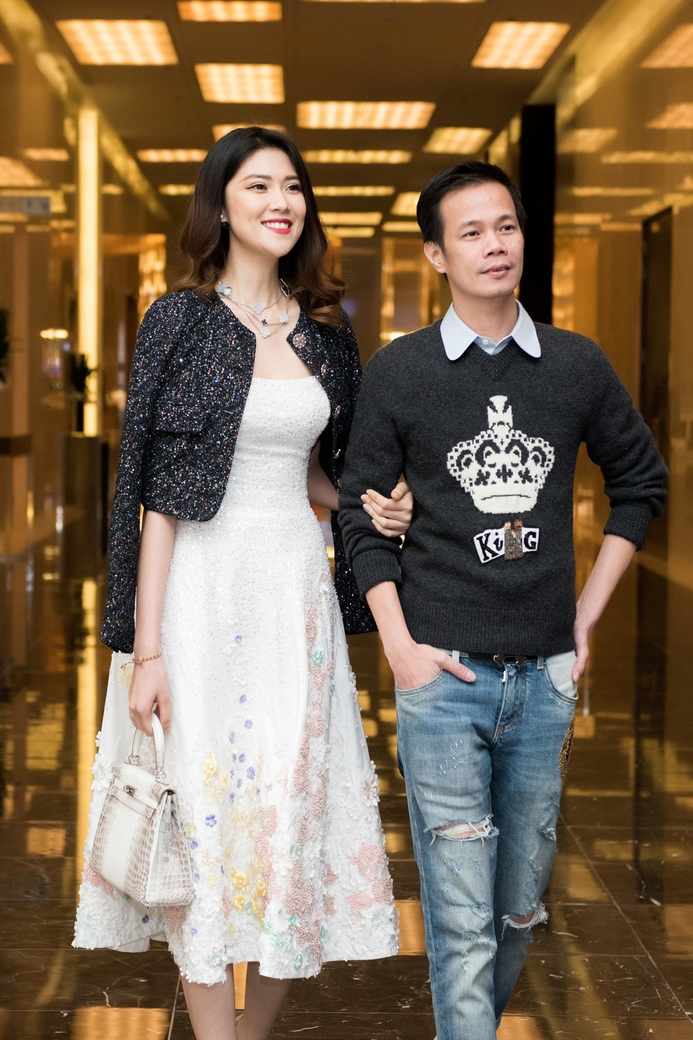 Thu Hằng là “nàng thơ” lâu năm của nhà thiết kế Hoàng Hải.