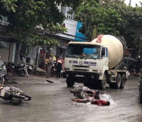 Hiện trường vụ tai nạn. Ảnh: Infonet.