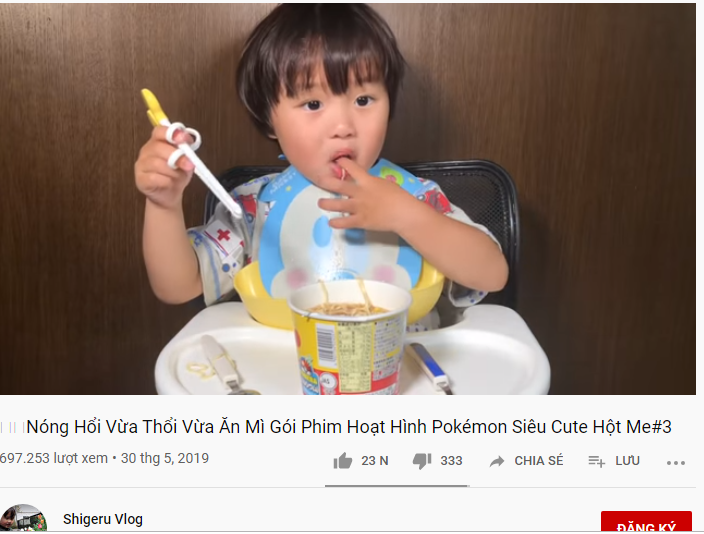 Kênh Youtube của bé Sa nhận được nhiều sự quan tâm. Ảnh cắt từ clip