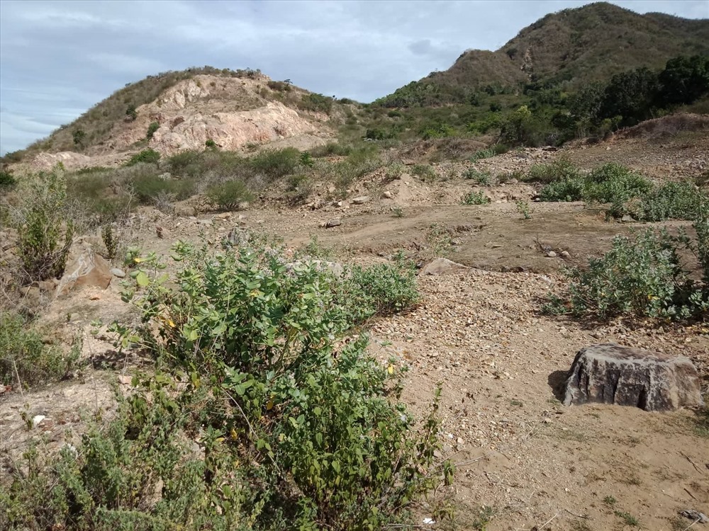 Ai chịu trách nhiệm, nếu những vị trí như “đại công trường” đất và đá này ở Nha Trang, Khánh Hòa đổ sập xuống khu dân cư, gây thiệt hại về người và tài sản khi bão số 5 đổ bộ?. Ảnh: Nhiệt Băng