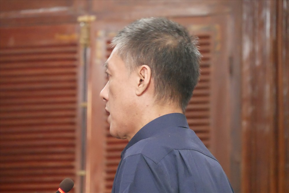 Bị cáo Thanh Minh Hùng tại tòa
