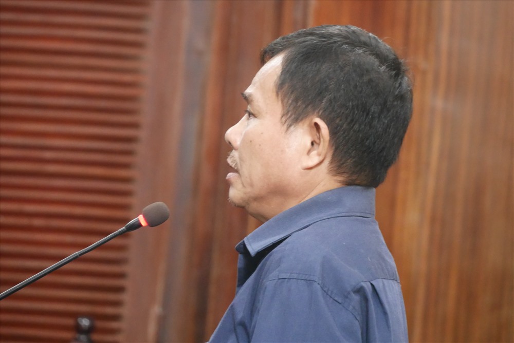 Bị cáo Thanh Minh Hùng tại tòa