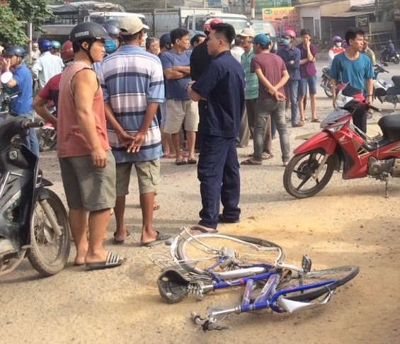 Hiện trường vụ việc_Ảnh: B.Đ.N