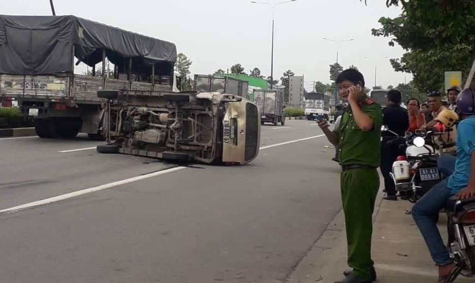 Hiện trường vụ tai nạn. Ảnh: A.X
