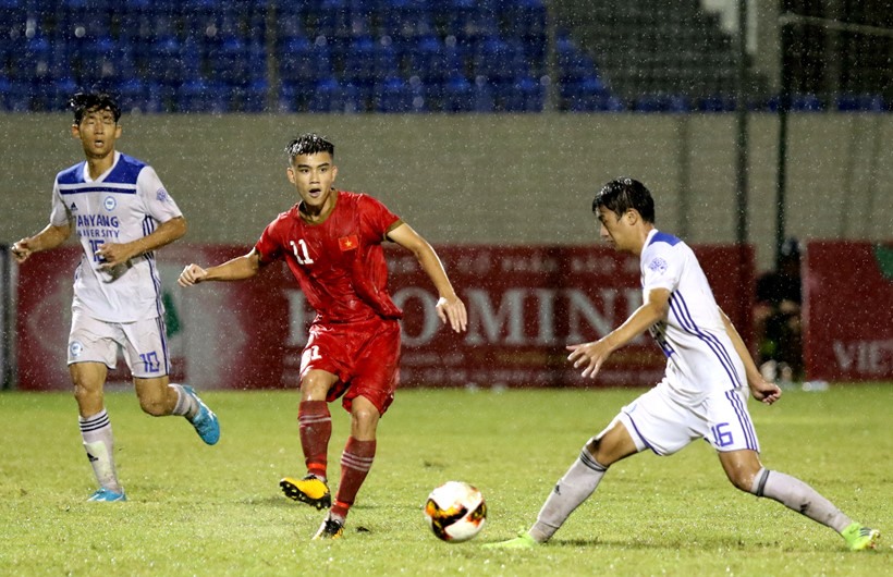 U21 Việt Nam có được chiến thắng đậm ngày ra quân. Ảnh: VFF