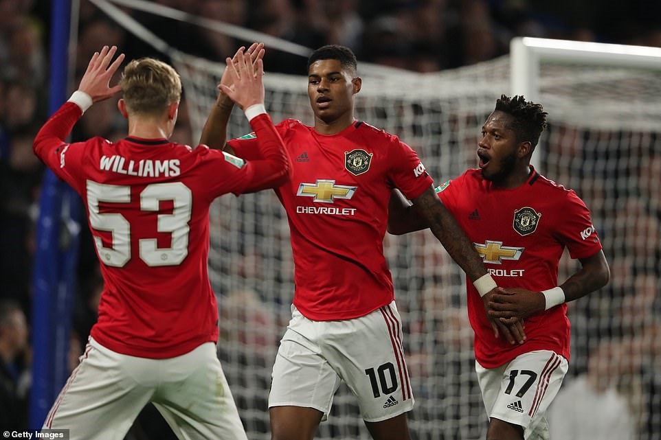 Rashford đã không bỏ lỡ. Ảnh: Getty, Reuters, REX.