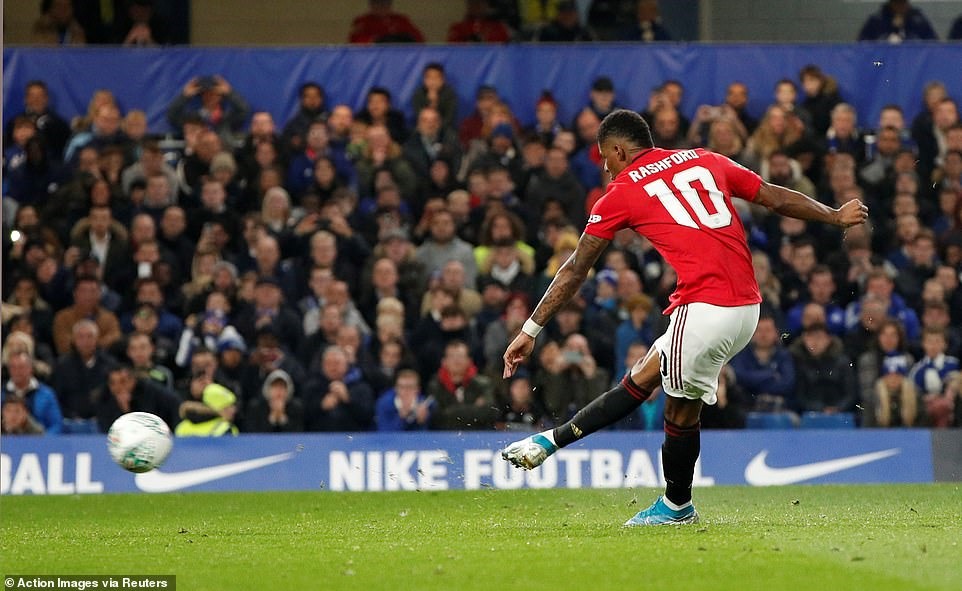 Rashford đã không bỏ lỡ. Ảnh: Getty, Reuters, REX.