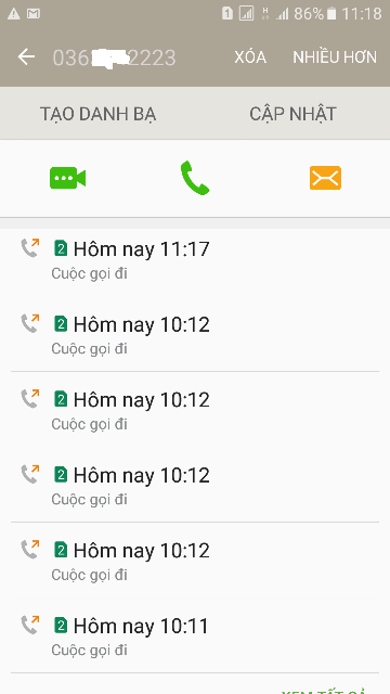 Số điện thoại mà chính quyền xã Thiên Lộc tiếp nhận được từ phản ánh của một số người dân cho rằng đó là “cò” đã không thể liên lạc được sau nỗ lực liên hệ của phóng viên sáng nay (31.10).