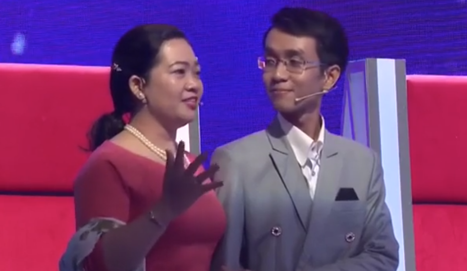 Mẹ chồng tuyên bố con dâu về nhà chồng sẽ có người hầu riêng. Ảnh cắt từ clip
