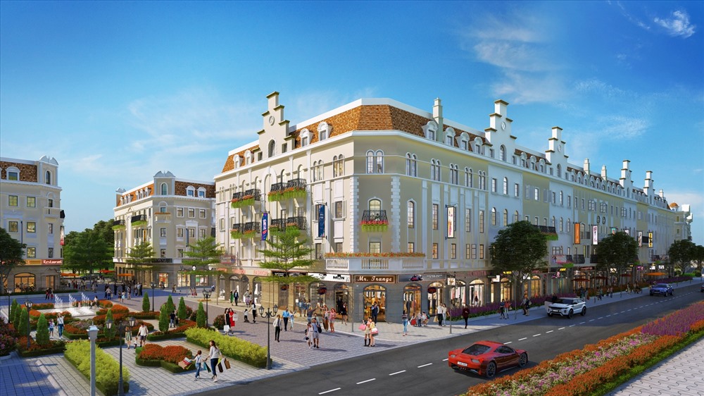 Phối cảnh dự án Shophouse Europe. Ảnh: Sun