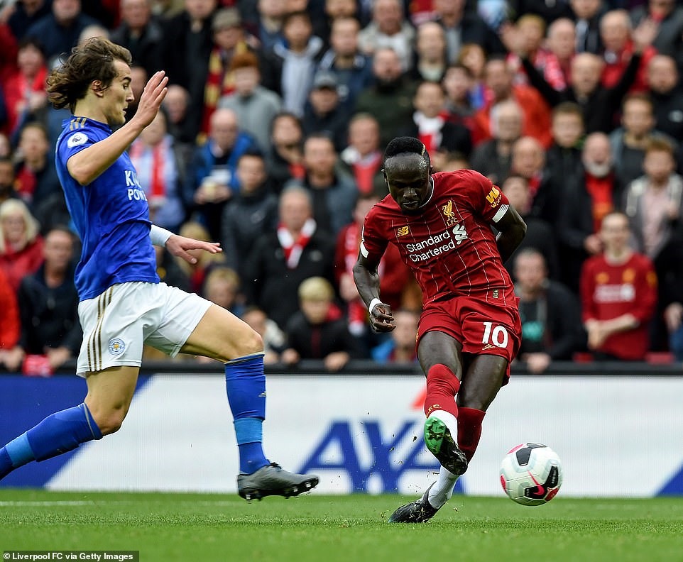 Mane đánh dấu trận thứ 100 cho Liverpool. Ảnh: Getty.