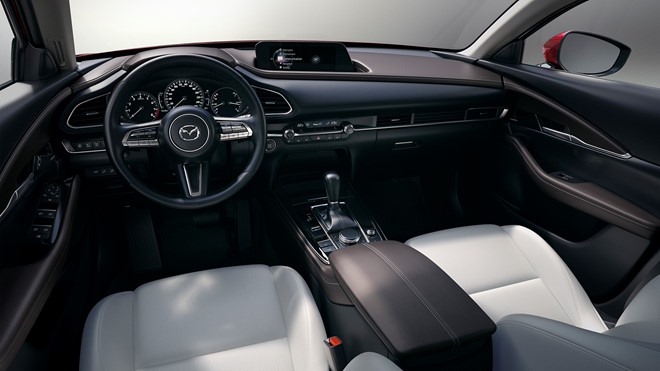 Hãng Mazda thiết kế CX-30 theo hướng rộng rãi trong khoang nội thất. Ảnh BD.