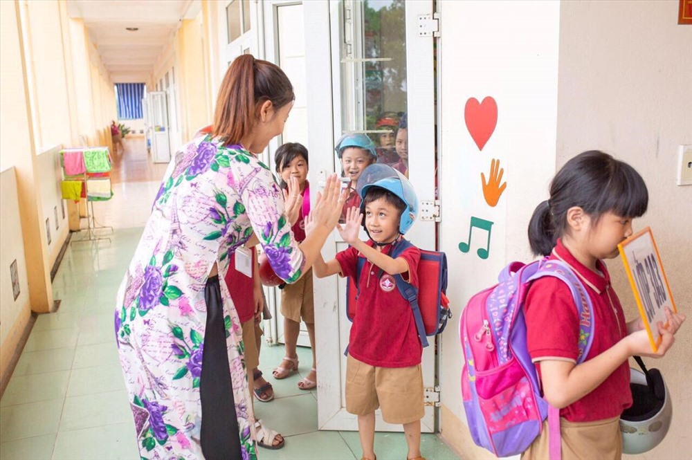 Mỗi ngày đến trường đã thực sự là một ngày vui. Ảnh: B.T