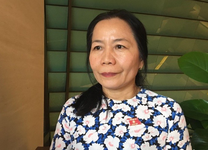 Đại biểu Tăng Thị Ngọc Mai (đoàn Trà Vinh). Ảnh CN.