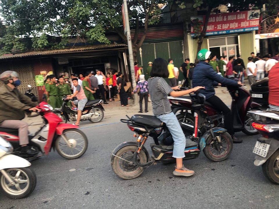 Hiện trường sự việc. Ảnh: C.TV