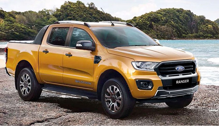Ford ranger đứng vị trí thứ 5 với 1.456 xe bán ra. Ảnh ST.