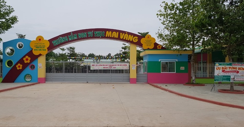 Cơ sở mầm non bị đình chỉ hoạt động. Ảnh: AX