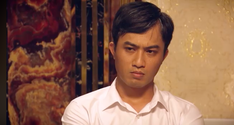 Thông gắt lên với Hoàng vì lo sợ việc chạy án bị bại lộ. Ảnh: CMH.
