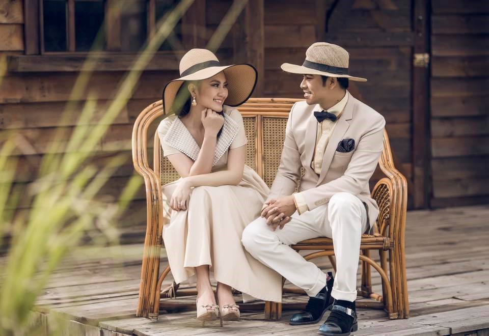 Thanh Bình và Ngọc Lan đều khẳng định không có sự xuất hiện của người thứ 3 trong mối quan hệ của cả hai. Ảnh: FBNV.
