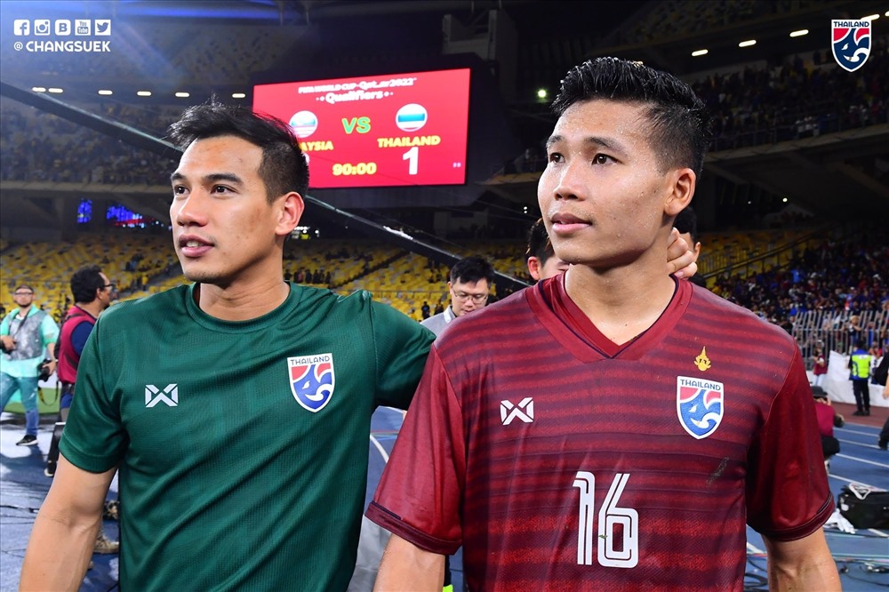 Thái Lan thua đau. Ảnh: FA Thailand.