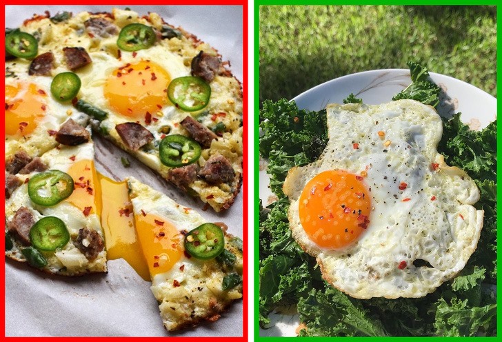 Trong một thời gian dài, những người lo ngại hàm lượng cholesterol cao loại trừ trứng ra khỏi thực đơn dinh dưỡng hàng ngày. Quả thật, lòng đỏ trứng chứa nhiều chất béo và cholesterol hơn lòng trắng. Nhưng không phải tất cả các chất béo đều xấu và cholesterol cũng có nhiều loại. Tất nhiên, không nên ăn 3 quả trứng cho bữa sáng mỗi ngày, nhưng 1 quả trứng mỗi ngày sẽ không gây hại cho bạn. Những người mắc bệnh tiểu đường và các bệnh tim mạch nên chú ý không ăn quá 3 quả trứng mỗi tuần.