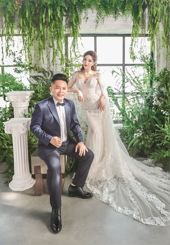 Ảnh cưới được Bảo Thy công khai trước đó. Ảnh: BT.