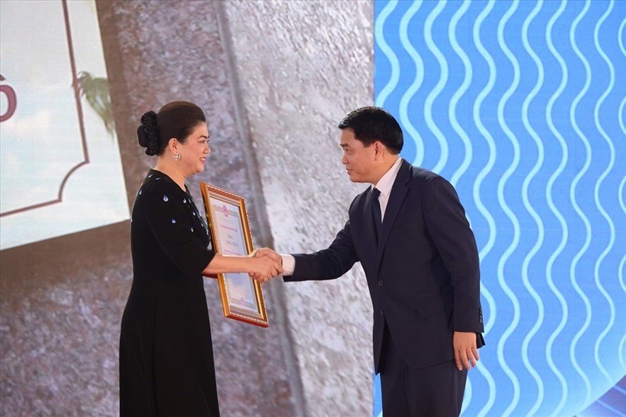Hình ảnh tại buổi khánh thành nhà máy nước mặt sông Đuống giai đoạn 1.