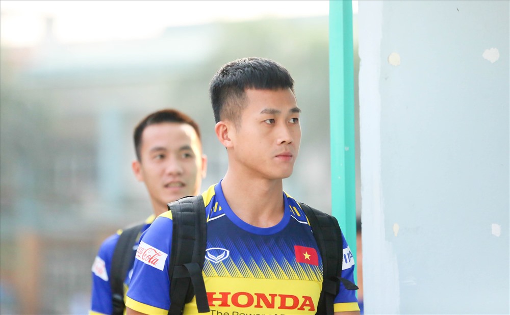 Hà Minh Tuấn sẽ đóng vai trò quyết định khi trận đấu trôi về khoảng thời gian cuối nếu được huấn luyện viên Park Hang-seo sử dụng. Ảnh: HOÀI THU
