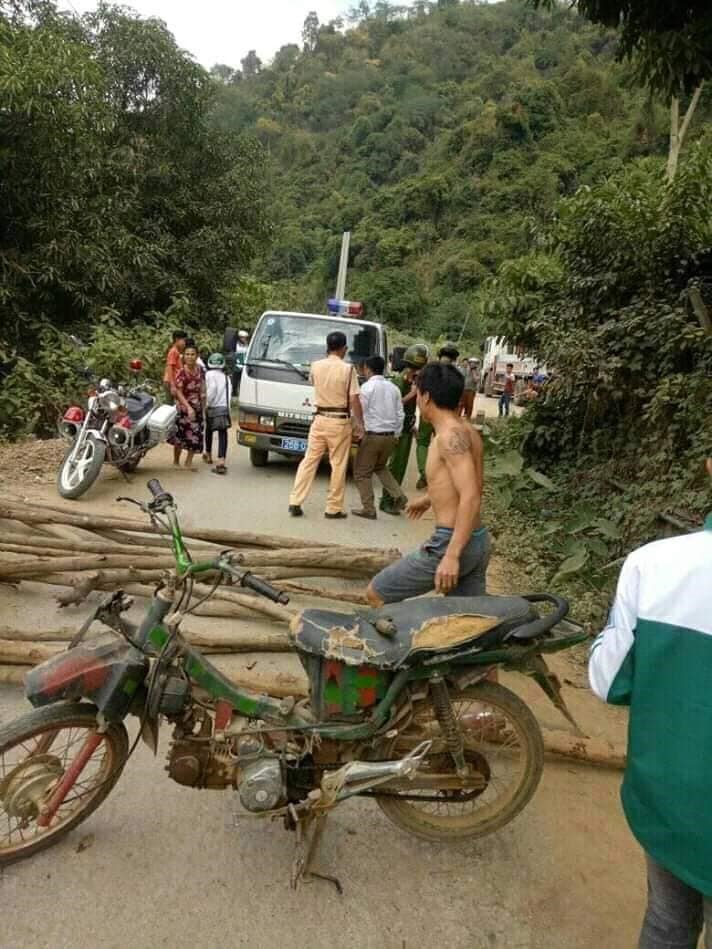 Hình ảnh ghi lại sự việc. Ảnh: C.T.V