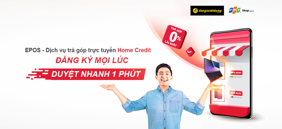 Home Credit triển khai dịch vụ trả góp trực tuyến 0%. Home Credit triển khai dịch vụ trả góp trực tuyến 0%.