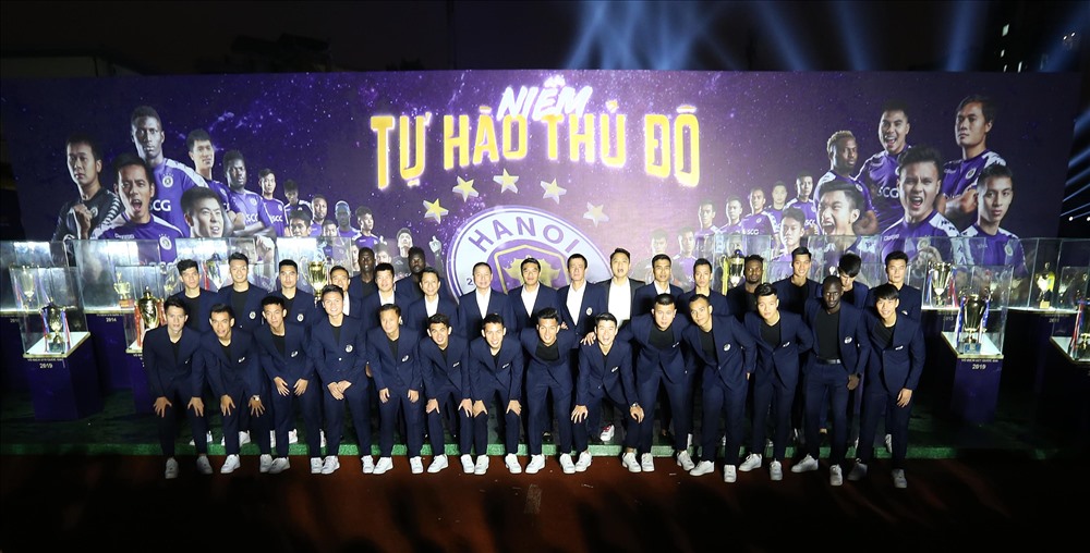 Với lực lượng đang đạt đến độ chín của sự nghiệp, Hà Nội sẽ còn thống trị bóng đá Việt Nam trong thời gian tới. Ảnh: ĐÔNG ĐÔNG