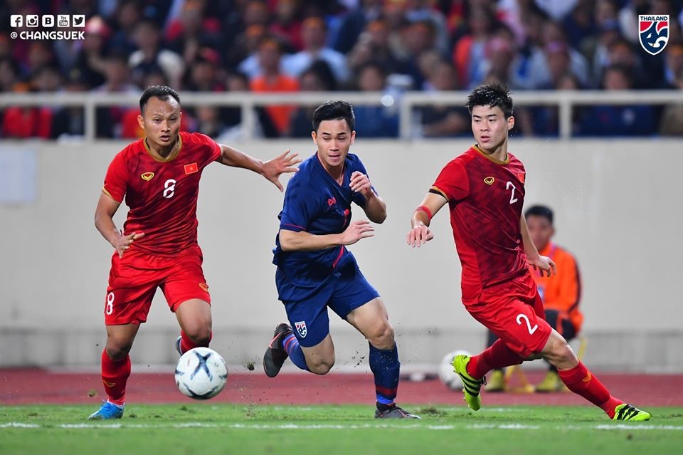 Trong Hoàng sẽ vắng mặt trong chuyến hành quân tới làm khách trên sân Bukit Jalil của Malaysia vào ngày 31.3.2020. Ảnh: FAT