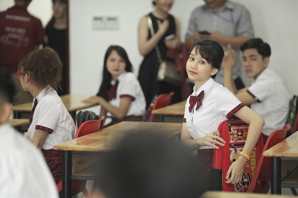 Khung cảnh “thanh xuân vườn trường” được tái hiện. Ảnh: NSX.