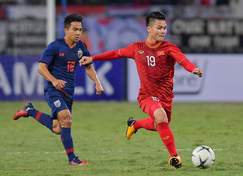 Quang Hải sẽ đeo băng đội trưởng U22 Việt Nam tại SEA Games 30. Ảnh: Sơn Tùng