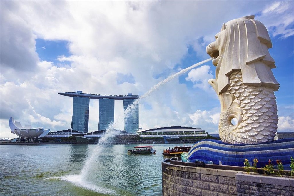 Singapore có vô số đài phun nước, hồ chứa và các loại công trình chức năng về nước. Ảnh: Downtoearth.