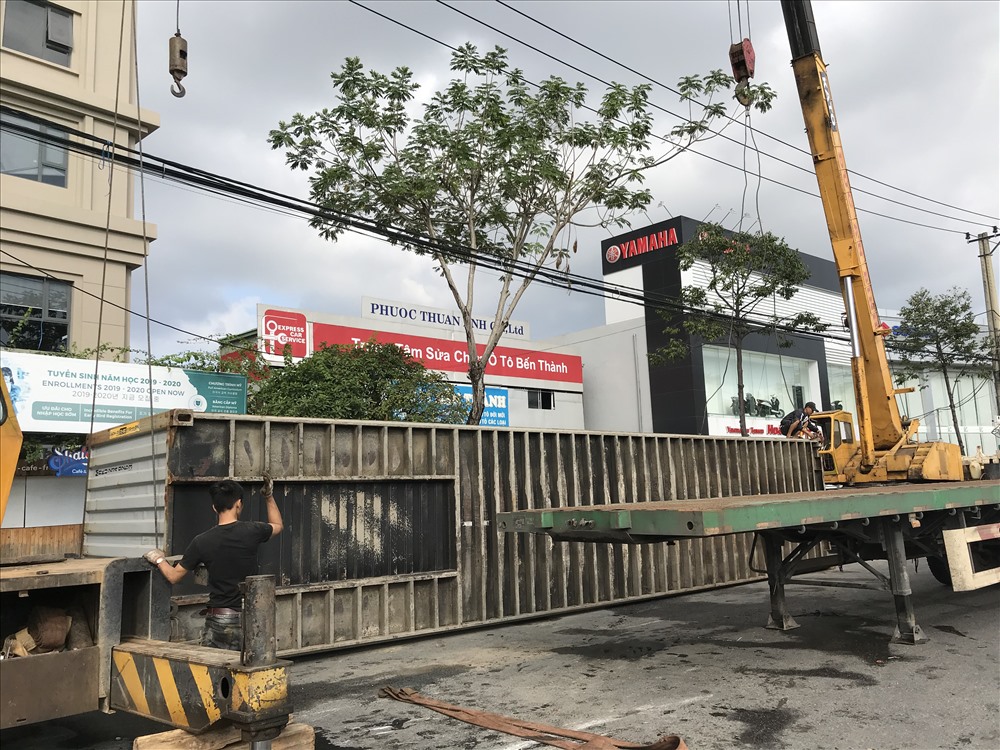 Hiện trường vụ việc. Ảnh: B.T